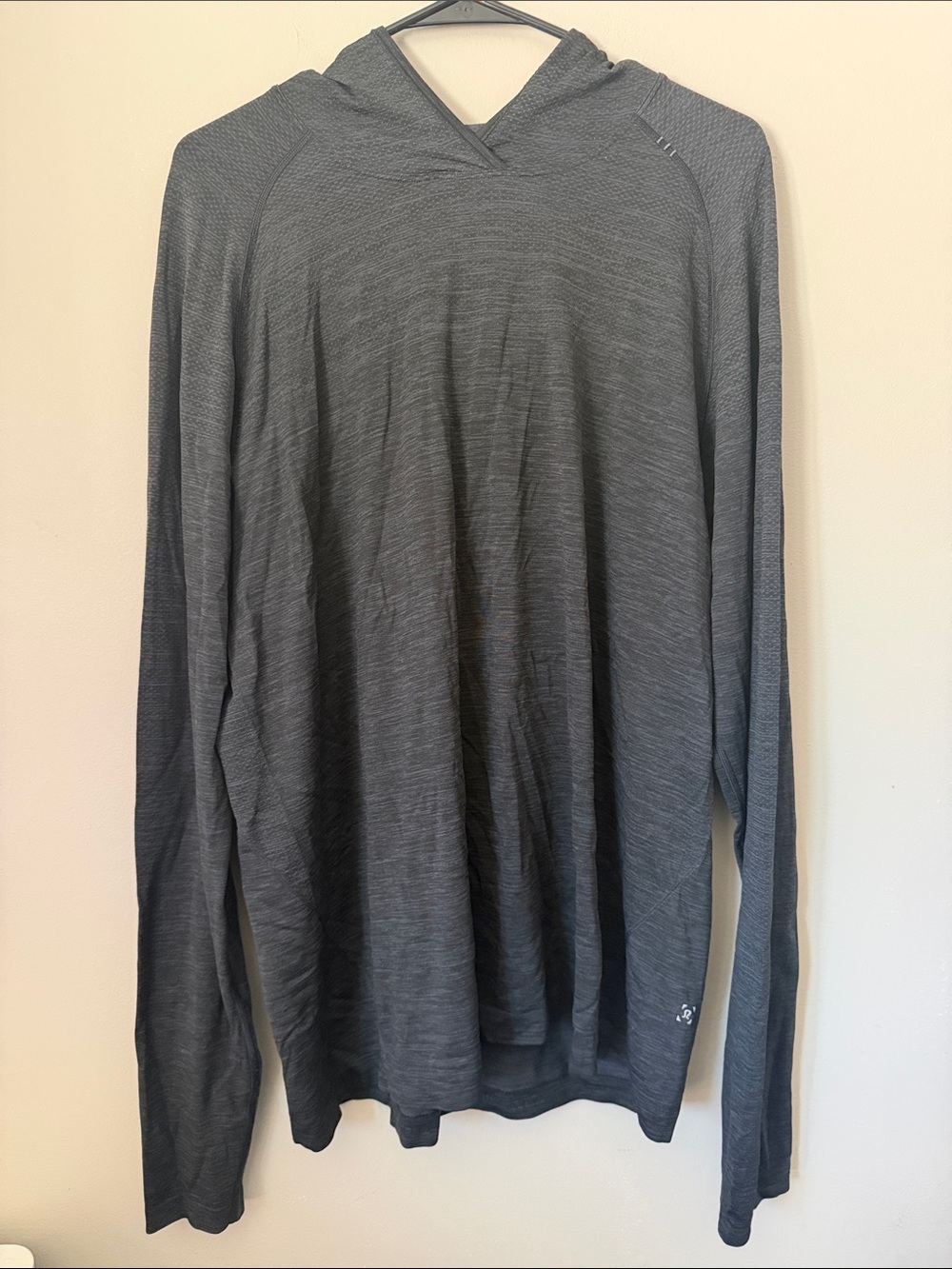 lululemon athletica Dark Heather Gray Hooded Pullover